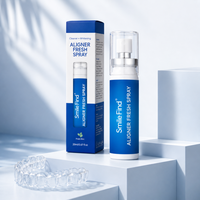 Spray Nettoyant Quotidien pour Aligners Dentaires Smile Find Menthe Fraîche, Portable, Idéal Voyage, Vente en Gros