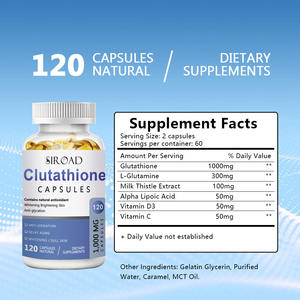 Sıcak satış 10000mg <span class=keywords><strong>l</strong></span>-glutatyon kapsü<span class=keywords><strong>l</strong></span> vitaminleri aydınlatmak için cilt ve hamile kadınlar hariç herkes için güvenli akne lekeleri kaldırmak - Product Image 5