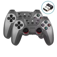 Es-209 - Controladores de Juego Inalámbricos 2.4G para Dos Jugadores, Compatibles con USB, Android/PC360, PC, Joysticks Dobles