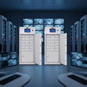 Armoire à clés intelligente à 4 niveaux avec lecteur d'empreintes digitales et mot de passe, type tiroir, stockage cloud pour la gestion des clés de bureau - Product Image 5