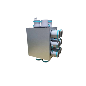 Boîte de distribution de <span class=keywords><strong>ventilation</strong></span> de coton insonorisée en aluminium de plaque de <span class=keywords><strong>zinc</strong></span> matériel de port d'argent 1-14 - Product Image 6
