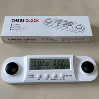 Horloge d'échecs numérique de grande taille PS-5688 et minuteur d'échecs numérique avec 66 fonctions prédéfinies