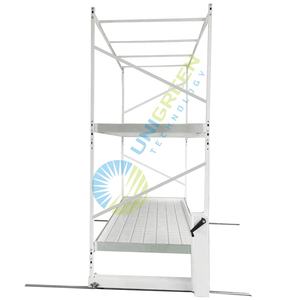 Op Maat Gemaakte Verticale Indoor Landbouw Kassen Dubbele Lagen Groeiende Rack Eb En Flow Rollende Banken - Product Image 3