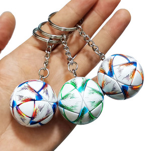 Porte-clés en plastique en forme de ballon de football, souvenir de l'événement des fans, <span class=keywords><strong>Qatar</strong></span> <span class=keywords><strong>2022</strong></span> - Product Image 4