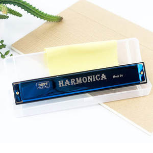 Instrument de musique à vent personnalisé à un <span class=keywords><strong>prix</strong></span> bon marché 24 trous <span class=keywords><strong>Harmonica</strong></span> <span class=keywords><strong>chromatique</strong></span> en métal pour enfants - Product Image 5
