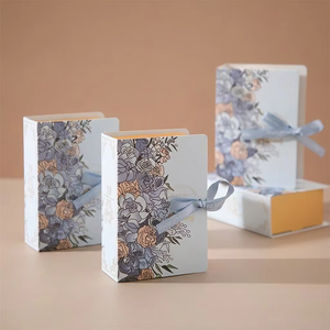 Boîtes à bijoux en papier personnalisées de luxe en gros, boîtes à <span class=keywords><strong>chocolat</strong></span> pour mariage, emballages cadeaux, carton rigide personnalisé - Product Image 1