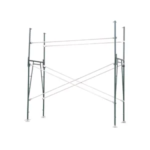 用于建筑工地的可拆卸钢制易安装H型框架可移动移动脚手架
