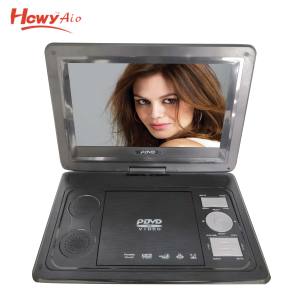 เครื่องเล่น DVD แบบพกพาหน้าจอ USB SD <span class=keywords><strong>MMC</strong></span> AV In/Out หูฟัง DC12v เกมทีวี 10 นิ้ว LCD DVD จอแสดงผล - Product Image 1