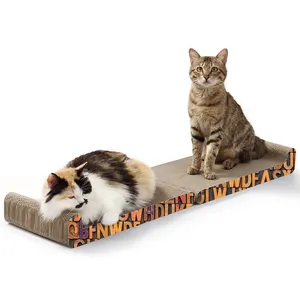 2 в 1 L-образная подушка Экологически чистая настенная подставка для царапин картонная Когтеточка для кошек