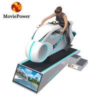 Machine de Jeu de Course VR 9D à Chevaucher, Parc Thématique, Aire de Jeux Intérieure, Jeu de Conduite Moto Voiture VR, Simulateur de Course Moto VR