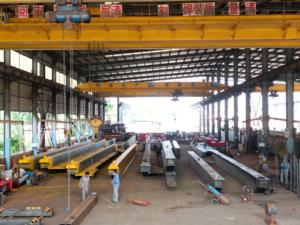 Grúa <span class=keywords><strong>Puente</strong></span> de 250/50 Toneladas con Motor Tipo QD 160-250/50 y Control PLC, con 31M de Vano y 28m de Altura de Elevación - Product Image 5