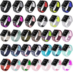millimetri Doppio Del Silicone di Colore per la <span class=keywords><strong>Serie</strong></span> di <span class=keywords><strong>Apple</strong></span> 6/5/4/3 44mm 40mm Vigilanza di <span class=keywords><strong>Sport</strong></span> Della Cinghia - Product Image 2