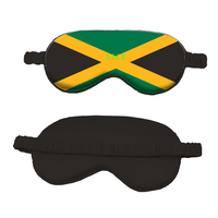 Masque de sommeil en soie simulée avec drapeau national personnalisé de Sainte-Kitts et Nevis, bandeau élastique réglable pour les travailleurs à shift et les siestes