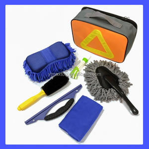 Kit d'outils de lavage de voiture en microfibre professionnel de sept pièces éponges de voiture de soins de beauté en plastique microfibre - Product Image 5