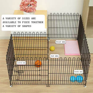 <strong>Garden</strong> 6 Panel Metal Play <strong>Run</strong> Cage Pet Dog Puppy Pen <strong>for</strong> Rabbit Guinea Pig <strong>Cat</strong> - Product Image 5