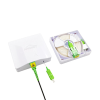 Placa frontal de fibra óptica de alta calidad, almacenamiento de Cable Invisible, caja de fibra Invisible, caja de salida de pared eléctrica