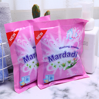 Poudre à laver bleue en sachet de 110g pour lavage à la main, fabriquée en Chine, de qualité supérieure