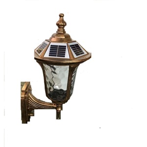 Lampe murale solaire à LED de style européen, étanche, décorative pour l'extérieur, pour villa, cour, pub - Product Image 3