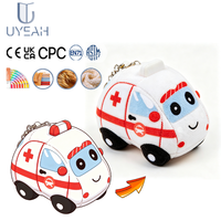 UYEAH EN71/CE/CPC Peluches personnalisées en forme de dessin animé, design personnalisé, poupées en peluche douces, oreillers de voiture simulés, jouets en peluche en forme de train, cadeaux pour enfants