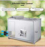 Machine de recyclage des déchets alimentaires à grande échelle pour cuisine, composter automatique de déchets organiques, fabricant de compost