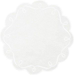 DAMAI Partyzubehör: Runde gewebte Tischsets mit Wellenrand für Hochzeiten und Esstische - Product Image 6