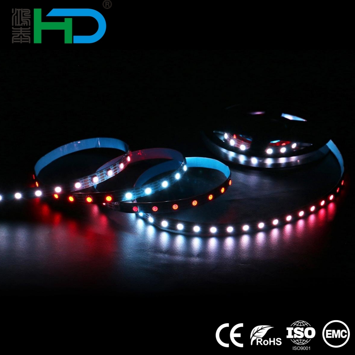 IP68 Ws2815 60led Led Strip High Quality Addressable Rgbw Led Strip 12v Rgbw Addressable Led Strip 8mm