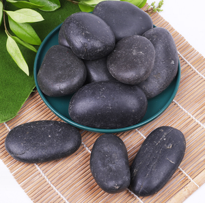 Large Selling Black <strong>Round</strong> <strong>Stones</strong>,Natural <strong>River</strong> <strong>Stones</strong>,Black High Polished <strong>Round</strong> <strong>Stones</strong> for Outdoor Garden Decoration Use - Product Image 1