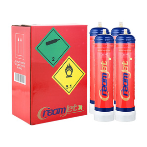 Bouteilles de gaz pour crème fouettée Creamjet France Stock Livraison rapide Outil à dessert CO2/N2 Bouteille de gaz pour crème fouettée - Product Image 1
