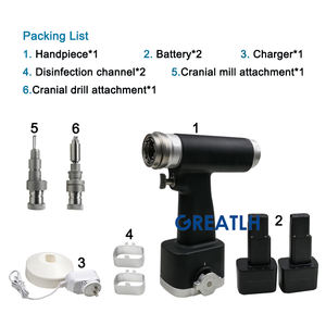 Juego de brocas quirúrgicas, juego de brocas de craneotomía ortopédica, juego de brocas craneales - Product Image 2