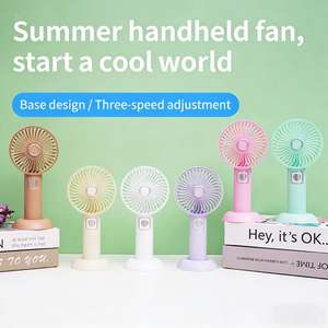 Vente Flash : Mini Ventilateur Portable Personnalisé avec Socle, 3 Vitesses, Vente en Gros Directe Usine - Product Image 2