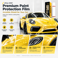 Film de protection de peinture PCU TPU PPF pour climat rigoureux, résistant aux pulvérisations de sel, aux UV et aux intempéries, en polycarbonate uréthane, film transparent pour automobile 1,52*15m