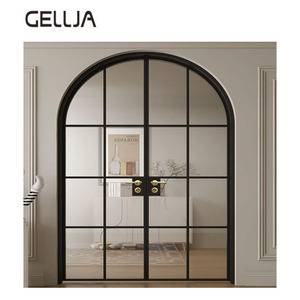 Sunmica Design contemporain Balançoire <span class=keywords><strong>coulissante</strong></span> ouverte en alliage d'aluminium <span class=keywords><strong>Porte</strong></span> en verre moustiquaire en acier inoxydable pour hôtel maison usage extérieur - Product Image 2