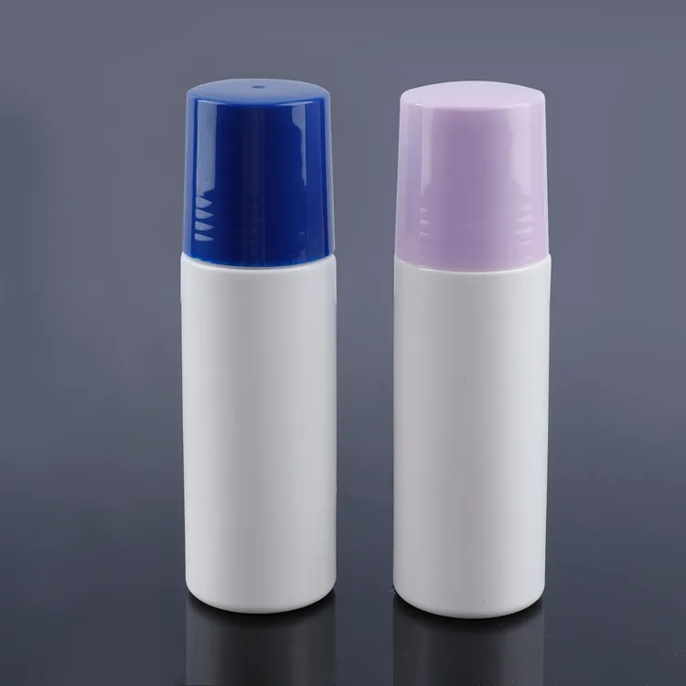 Ücretsiz örnek kozmetik eczane toptan özel renk boş 50Ml plastik Deodorant rolon şişe ambalaj