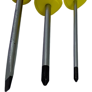 Gelber Kunststoffgriff Kreuzschlitz Industriequalität Professioneller Mehrzweck Hochwertiger Schraubendreher - Product Image 6