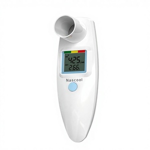 Digitaler <span class=keywords><strong>Peak</strong></span>-<span class=keywords><strong>Flow</strong></span>-Meter Klasse I PEF FEV1 Messung Heimmedizinische Tracking-Software Präzise Zuverlässige Asthma-Management-Software für Erwachsene - Product Image 1