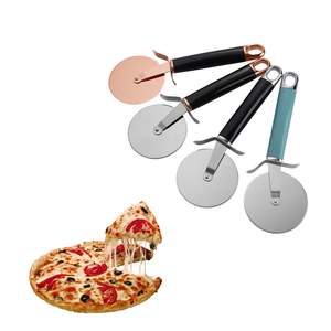 Cortador de <span class=keywords><strong>Pizza</strong></span> Redondo de Acero Inoxidable, Nuevo - Product Image 1
