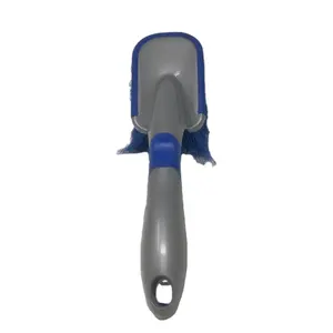 Blaue Autowäsche Reinigungsbürste mit Kunststoffgriff PP-Filament gekennzeichnete kundenspezifische lange Polyester-Bürste für Malerei-DIY-Klasse