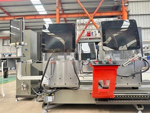 Scie de découpe CNC entièrement automatique à double tête 650 pour profilés de porte en aluminium à angle variable - Product Image 5