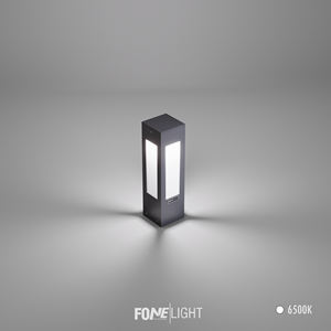 Luxera 35 cm Set Top Fence <b>Light</b> Aluminium & Plexiglass Body Energy Saving & <b>Waterproof</b> <b>Outdoor</b> Garden Lighting - Product Image 1