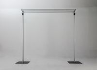 Réglable 1.8-6M décoration de mariage drapé tuyau toile de fond support barre transversale Uprignt