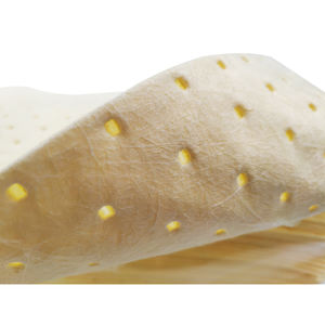 La couleur jaune perforée a embrévé la feuille absorbante chimique industrielle de protections absorbantes de <span class=keywords><strong>Hazmat</strong></span> - Product Image 3