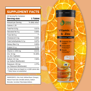 Comprimés de vitamine C et de zinc en gros : la vitamine C renforce l'immunité et stimule puissamment les niveaux d'énergie - Product Image 2
