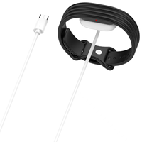 Chargeur sans fil USB portable de 1M, câble de type C, adaptateur de charge magnétique, Station d'accueil pour Google Fitbit Air, accessoire pour bracelet intelligent
