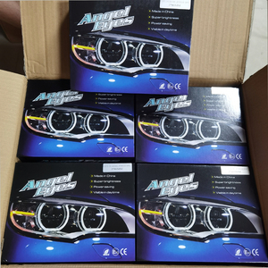 Anneaux LED multicolores ADT 70mm 75mm 80mm 85mm 90mm 95mm 100mm 106mm 110mm 60MM pour voiture RGBW Chasing Angel Eyes E60 - Product Image 6