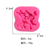 Großhandel Schlussverkauf Blume Silikonform Kuchen Dekoration Form Seife Formen