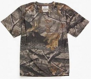 T-shirt de chasse imprimé jungle en coton, T-shirt de chasse camouflage à manches longues, T-shirt de chasse imprimé camouflage en coton - Product Image 3