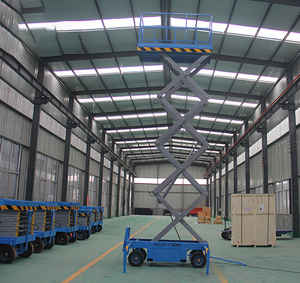 Mesas Elevadoras de Tijera Hidráulicas Eléctricas Móviles Manuales SJY de 300 kg y 500 kg, Plataforma Elevadora de Horquilla para Operaciones en Altura - Product Image 4