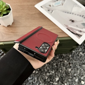 2025 nuevo estuche rígido de PC TPU de fibra de carbono a prueba de golpes con bisagra magnética funda protectora para teléfono móvil para Samsung Galaxy Z Fold <span class=keywords><strong>7</strong></span> 5G - Product Image 5
