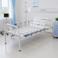 Dossier de lit médical en alliage à six tiges avec panneau de tête ventilé pour le secours en cas de catastrophe et les camps de terrain, commande en gros
