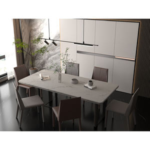 Azulejo de Cerámica de Diseño Nórdico Moderno, Piedra Sinterizada Blanca Resistente a los Ácidos, Antideslizante, para Sala de Estar, Dormitorio, Comedor Exterior de Lujo - Product Image 4